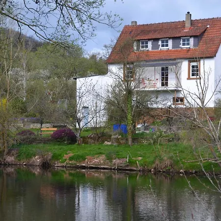 Am Glan, Mit Boot Und Ufer * Odernheim am Glan